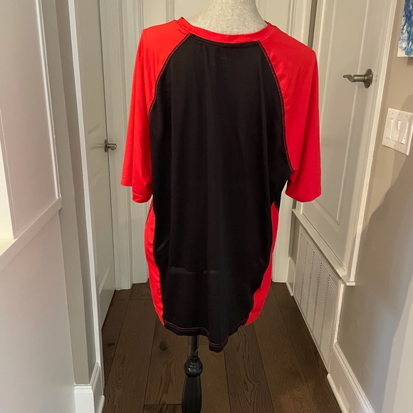 🌸🌸SALE! 4 for $20! MEN’S FILA SPORT DRI FIT BLACK & RED SHIRT SZ XXL - Picture 3 of 6